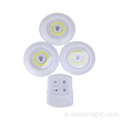 3Pack Ultra Bright 150 lum Cob LED LIGHT LIMED VỚI điều khiển từ xa dưới tủ đèn không dây dẫn pin